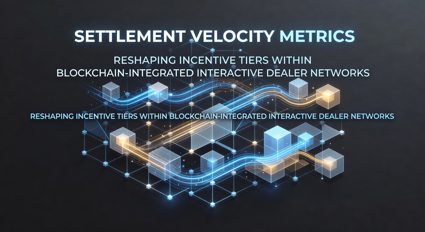 Blockchain transaction flow in interactive dealer network with velocity indicators