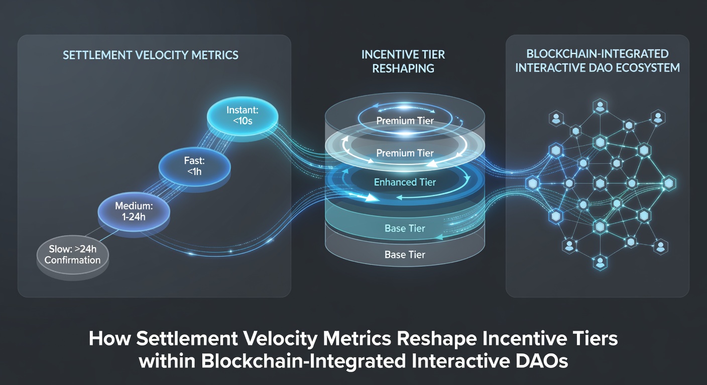 Data dashboard showing settlement velocity impact on player incentive tiers
