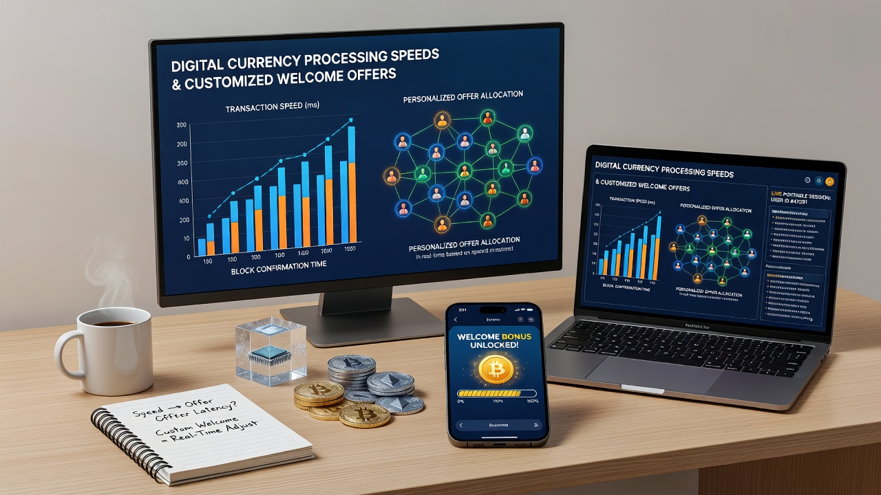 Close-up view of smartphone screen displaying live dealer table alongside instant crypto deposit confirmation and tailored bonus notification